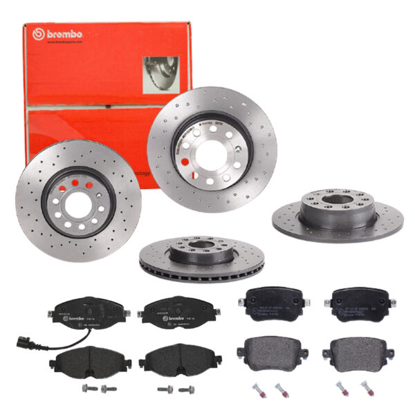 BREMBO Bremsesæt, skivebremser sg00000e9d bagaksel perforeret/ventileret 272mm 25mm for VW AUDI (FAW) SKODA AUDI SEAT VW (FAW) VW (SVW) SKODA (SVW)