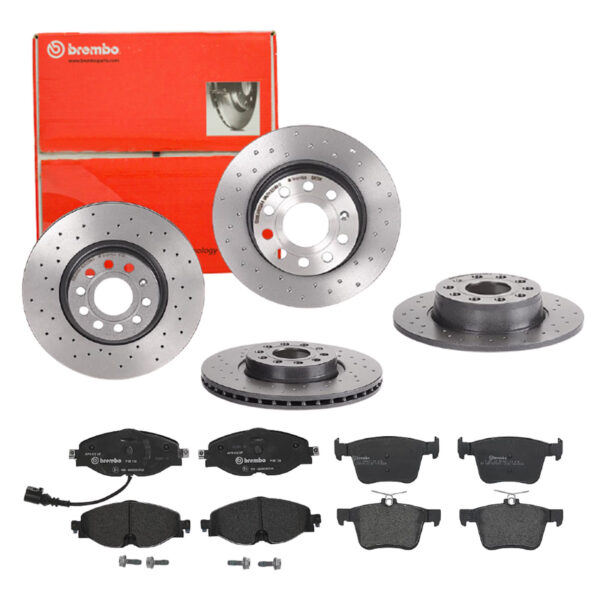 BREMBO Bremsesæt, skivebremser sg00000e9k bagaksel perforeret/ventileret 272mm 25mm for MG (SAIC) VW AUDI (FAW) SKODA SEAT VW (FAW) VW (SVW) AUDI SKOD