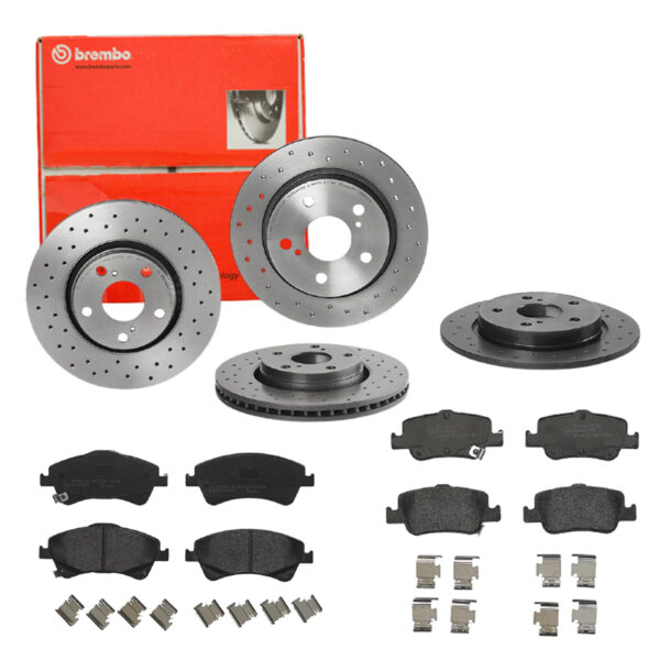 BREMBO Bremsesæt, skivebremser sg00000e9t bagaksel fuld 270mm 10mm for TOYOTA