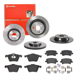 BREMBO Bremsesæt, skivebremser sg00000e9y bagaksel perforeret 302mm 11mm for FORD FORD (CHANGAN) VOLVO LAND ROVER