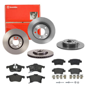 BREMBO Bremsesæt, skivebremser sg00000ea1 bagaksel indvendig ventileret 264mm 25mm for OPEL VAUXHALL SAAB GENERAL MOTORS FIAT SATURN AC
