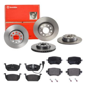 BREMBO Bremsesæt, skivebremser sg00000ea2 bagaksel fuld 276mm 24mm for VW SKODA AUDI SEAT JETTA