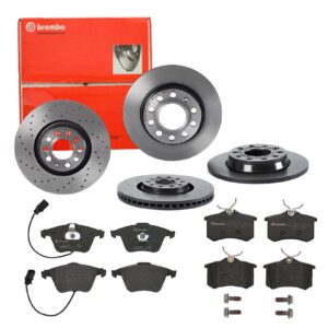 BREMBO Bremsesæt, skivebremser sg00000ean foraksel perforeret/ventileret 320mm 12mm for PEUGEOT MG (SAIC) ROEWE (SAIC) SKODA CITROËN SEAT VW AUDI NISS