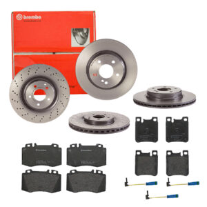 BREMBO Bremsesæt, skivebremser sg00000eay bagaksel indvendig ventileret 345mm 22mm for MERCEDES-BENZ CHRYSLER