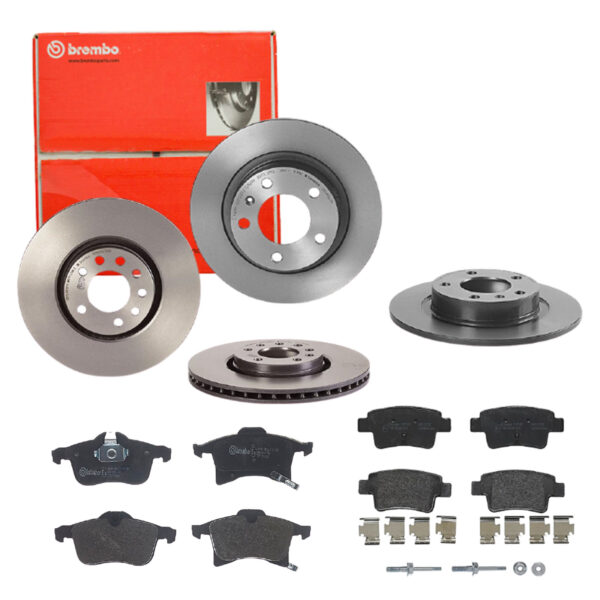 BREMBO Bremsesæt, skivebremser sg00000eb1 bagaksel indvendig ventileret 264mm 25mm for OPEL SAAB VAUXHALL FIAT