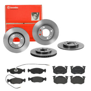 BREMBO Bremsesæt, skivebremser sg00000ebb bagaksel fuld 247mm 8mm for CITROËN PEUGEOT FENGSHEN RENAULT HSV