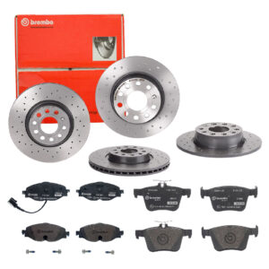 BREMBO Bremsesæt, skivebremser sg00000ebm bagaksel perforeret/ventileret 272mm 25mm for MG (SAIC) VW AUDI (FAW) SKODA (SVW) SKODA AUDI SEAT VW (FAW)