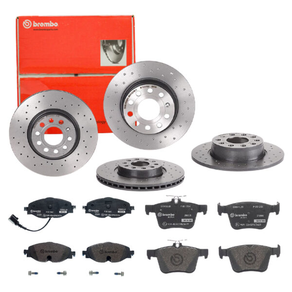 BREMBO Bremsesæt, skivebremser sg00000ebm bagaksel perforeret/ventileret 272mm 25mm for MG (SAIC) VW AUDI (FAW) SKODA (SVW) SKODA AUDI SEAT VW (FAW)