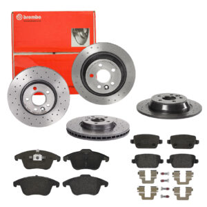 BREMBO Bremsesæt, skivebremser sg00000ec2 bagaksel perforeret 300mm 11mm for FORD FORD (CHANGAN) VOLVO MG (SAIC) VOLVO (CHANGAN) VOLVO ASIA JAGUAR GAC