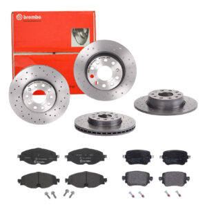 BREMBO Bremsesæt, skivebremser sg00000eca bagaksel perforeret 272mm 10mm for VW SEAT AUDI (FAW) AUDI SKODA VW (SVW) SKODA (SVW) VW (FAW)