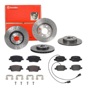 BREMBO Bremsesæt, skivebremser sg00000ecd bagaksel perforeret/ventileret 240mm 22mm for OPEL ABARTH FIAT KIA