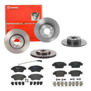 BREMBO Bremsesæt, skivebremser sg00000ece bagaksel indvendig ventileret 257mm 22mm for PEUGEOT CITROËN FIAT LANCIA ALFA ROMEO