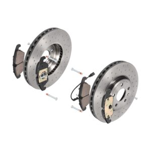 BREMBO Bremsesæt, skivebremser sk8k0ezv11 foraksel perforeret/ventileret 320mm 30mm for AUDI VW SKODA SEAT AUDI (FAW) VW (SVW)