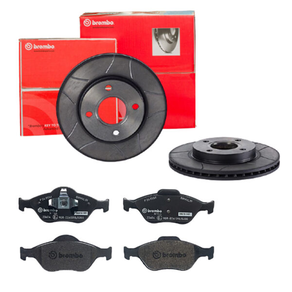 BREMBO Bremsesæt, skivebremser sk8k0ezz49 foraksel indvendig ventileret 258mm 22mm for FORD MAZDA