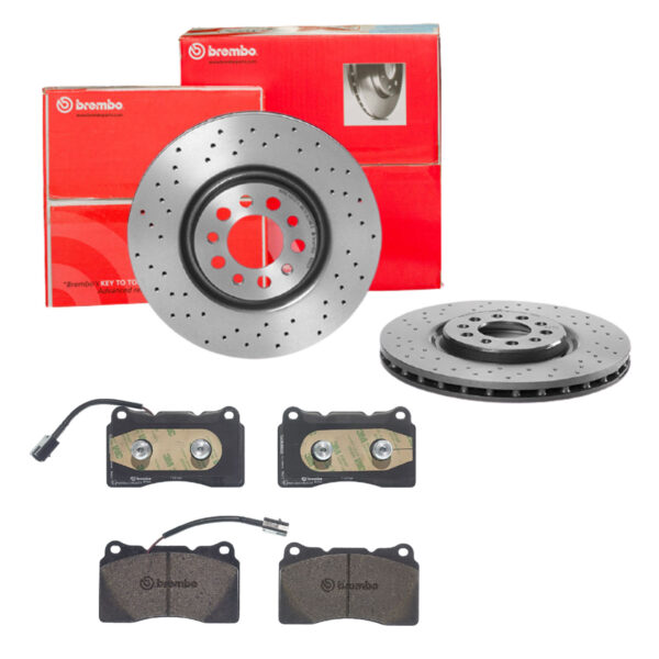 BREMBO Bremsesæt, skivebremser sk8k0f0133 foraksel perforeret/ventileret 330mm 28mm for ALFA ROMEO JEEP (GAC FCA)