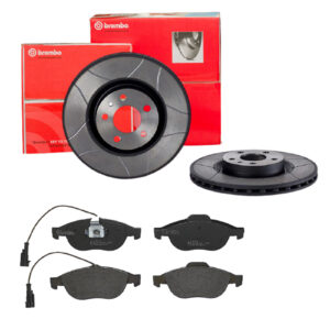 BREMBO Bremsesæt, skivebremser sk8k0f05f9 foraksel lukket 284mm 22mm for OPEL ALFA ROMEO FIAT LANCIA VAUXHALL