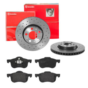 BREMBO Bremsesæt, skivebremser sk8k0f0f61 foraksel perforeret/ventileret 286mm 26mm for VOLVO