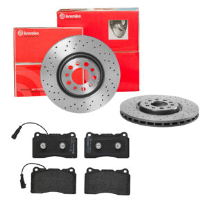 BREMBO Bremsesæt, skivebremser sk8k0f0fp7 foraksel perforeret/ventileret 330mm 28mm for ALFA ROMEO JEEP (GAC FCA)