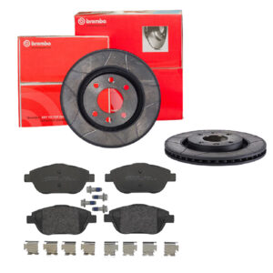 BREMBO Bremsesæt, skivebremser sk8k0f0ga3 foraksel lukket 266mm 22mm for PEUGEOT CITROËN DS OPEL VAUXHALL FENGSHEN CITROËN (DF-PSA)
