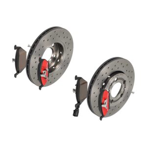 BREMBO Bremsesæt, skivebremser sk8k0f0h75 foraksel perforeret/ventileret 256mm 22mm for ROEWE (SAIC) VW SEAT SKODA AUDI VW (FAW) SKODA (SVW) VW (SVW)