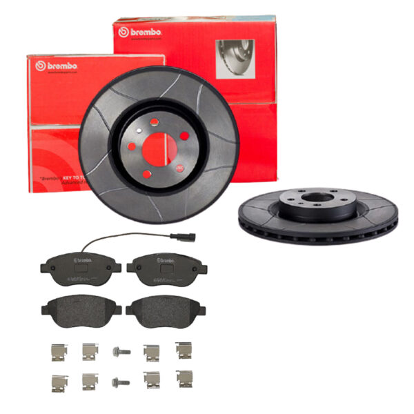BREMBO Bremsesæt, skivebremser sk8k0f0i97 foraksel lukket 284mm 22mm for PEUGEOT OPEL FIAT ALFA ROMEO LANCIA VAUXHALL GENERAL MOTORS