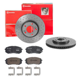 BREMBO Bremsesæt, skivebremser sk8k0f0j69 foraksel perforeret/ventileret 300mm 28mm for HYUNDAI KIA HYUNDAI (BEIJING)