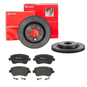 BREMBO Bremsesæt, skivebremser sk8k0f0qz9 foraksel lukket 259mm 20mm for MERCEDES-BENZ RENAULT NISSAN DACIA LADA
