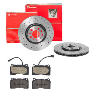BREMBO Bremsesæt, skivebremser sk8k0f13r1 foraksel perforeret/ventileret 330mm 28mm for ALFA ROMEO JEEP (GAC FCA)