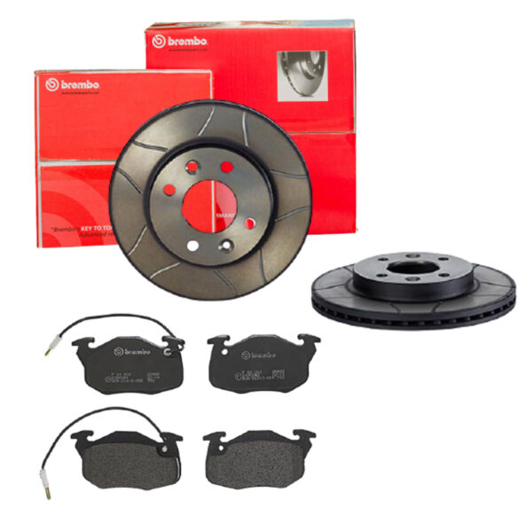 BREMBO Bremsesæt, skivebremser sk8k0f1c33 foraksel lukket 238mm 20mm for CITROËN PEUGEOT RENAULT NISSAN