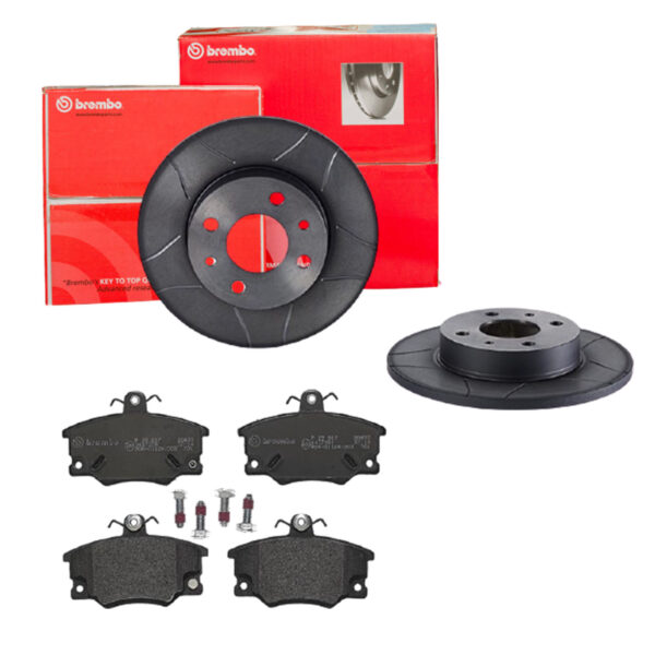 BREMBO Bremsesæt, skivebremser sk8k0f1q69 bagaksel lukket 240mm 11mm for ALFA ROMEO FIAT ABARTH FORD LANCIA SHUGUANG