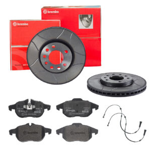 BREMBO Bremsesæt, skivebremser sk8k0f1ri7 foraksel lukket 285mm 25mm for OPEL SAAB FIAT VAUXHALL CHEVROLET GENERAL MOTORS CADILLAC
