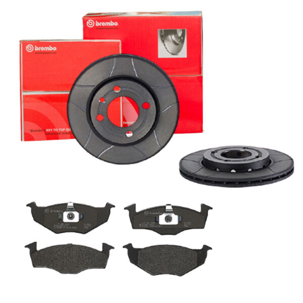 BREMBO Bremsesæt, skivebremser sk8k0f1uz9 foraksel lukket 239mm 18mm for VW SEAT SKODA