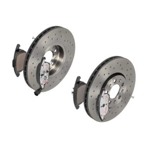 BREMBO Bremsesæt, skivebremser sk8k0f22k5 foraksel perforeret/ventileret 288mm 25mm for VW SKODA SEAT AUDI VW (FAW) VW (SVW) SKODA (SVW)