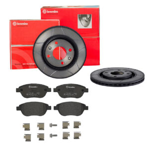BREMBO Bremsesæt, skivebremser sk8k0f27i1 foraksel lukket 266mm 20mm for CITROËN PEUGEOT GEELY CITROËN (DF-PSA) DONGFENG FENGXING