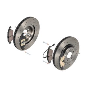 BREMBO Bremsesæt, skivebremser sk8k0f2985 foraksel perforeret/ventileret 345mm 29mm for SKODA AUDI VW VW (SVW) AUDI (FAW) SEAT