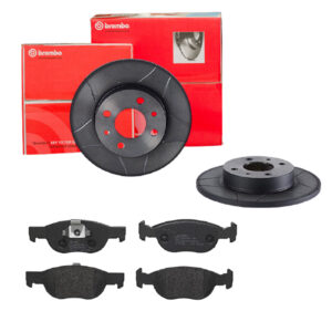 BREMBO Bremsesæt, skivebremser sk8k0f2an3 bagaksel lukket 240mm 11mm for FORD FIAT ZASTAVA ABARTH ALFA ROMEO