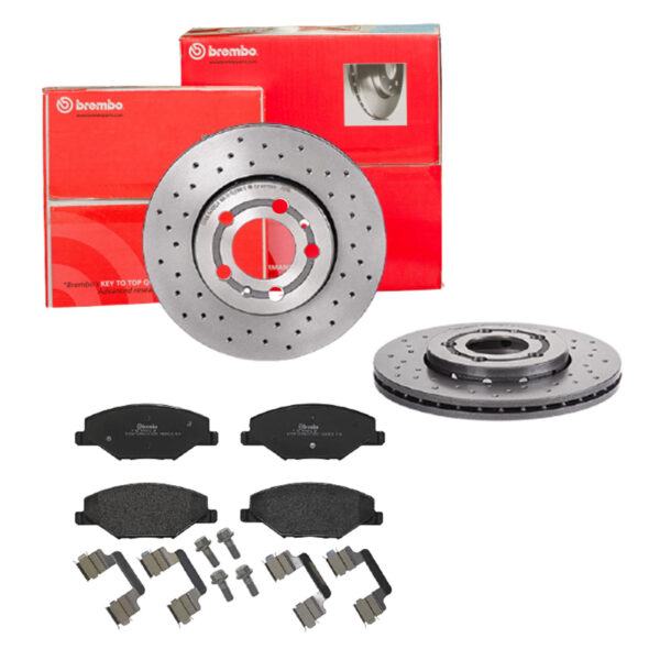 BREMBO Bremsesæt, skivebremser sk8k0f2f87 foraksel perforeret/ventileret 256mm 22mm for SKODA SEAT SKODA (SVW) AUDI VW VW (FAW)