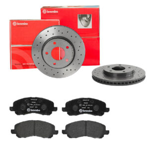 BREMBO Bremsesæt, skivebremser sk8k0f2g59 foraksel perforeret/ventileret 276mm 26mm for CHRYSLER BAIC WEIWANG CITROËN MITSUBISHI DODGE MITSUBISHI (SOU