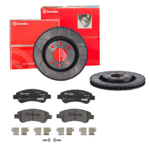 BREMBO Bremsesæt, skivebremser sk8k0f2kt9 foraksel lukket 266mm 22mm for PEUGEOT CITROËN DS CITROËN (DF-PSA) OPEL VAUXHALL FENGSHEN PEUGEOT (DF-PSA)