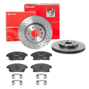 BREMBO Bremsesæt, skivebremser sk8k0f2q51 foraksel perforeret/ventileret 276mm 26mm for VAUXHALL OPEL BUICK CHEVROLET GENERAL MOTORS BUICK (SGM)