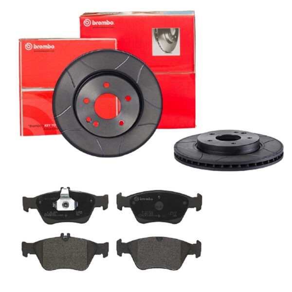 BREMBO Bremsesæt, skivebremser sk8k0f2up1 foraksel lukket 288mm 25mm for MERCEDES-BENZ