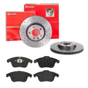 BREMBO Bremsesæt, skivebremser sk8k0f2x81 foraksel perforeret/ventileret 300mm 28mm for FORD FORD (CHANGAN) VOLVO MG (SAIC) VOLVO (CHANGAN) VOLVO ASIA