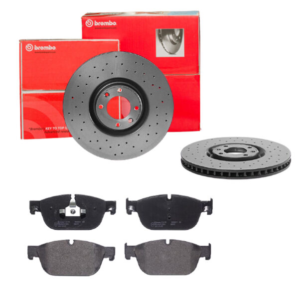 BREMBO Bremsesæt, skivebremser sk8k0f30j3 foraksel perforeret/ventileret 340mm 30mm for CITROËN PEUGEOT DS
