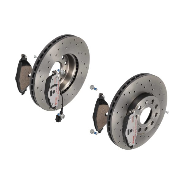 BREMBO Bremsesæt, skivebremser sk8k0f3787 foraksel perforeret/ventileret 288mm 25mm for VW SEAT AUDI (FAW) SKODA AUDI SKODA (SVW) VW (FAW)