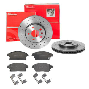 BREMBO Bremsesæt, skivebremser sk8k0f3lu4 foraksel perforeret/ventileret 276mm 26mm for OPEL VAUXHALL CHEVROLET BUICK GENERAL MOTORS BUICK (SGM)