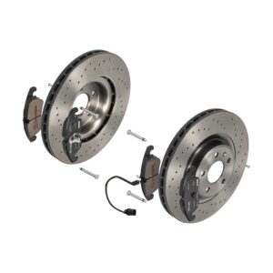 BREMBO Bremsesæt, skivebremser sk8k0f3mp6 foraksel perforeret/ventileret 345mm 29mm for VW AUDI SKODA SEAT VW (SVW) AUDI (FAW)