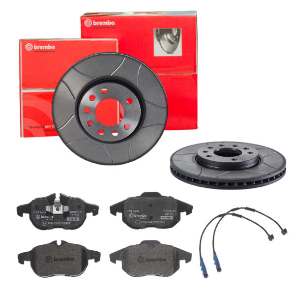 BREMBO Bremsesæt, skivebremser sk8k0f3o14 foraksel lukket 285mm 25mm for OPEL VAUXHALL SAAB FIAT GENERAL MOTORS