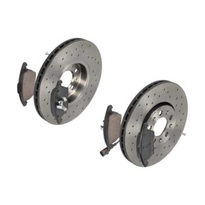 BREMBO Bremsesæt, skivebremser sk8k0f4aj8 foraksel perforeret/ventileret 288mm 25mm for SEAT VW AUDI SKODA VW (FAW) VW (SVW) SKODA (SVW)
