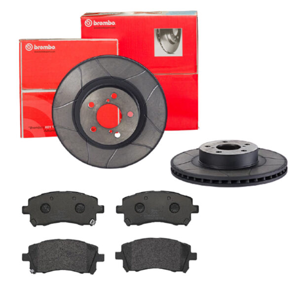 BREMBO Bremsesæt, skivebremser sk8k0f4eu4 foraksel lukket 276mm 24mm for SUBARU NISSAN MITSUBISHI TOYOTA