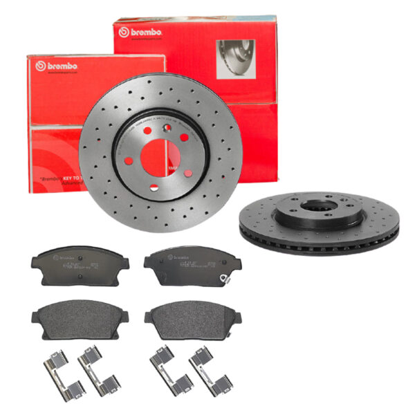 BREMBO Bremsesæt, skivebremser sk8k0f4yz6 foraksel perforeret/ventileret 300mm 26mm for OPEL VAUXHALL BUICK CHEVROLET BUICK (SGM) GENERAL MOTORS